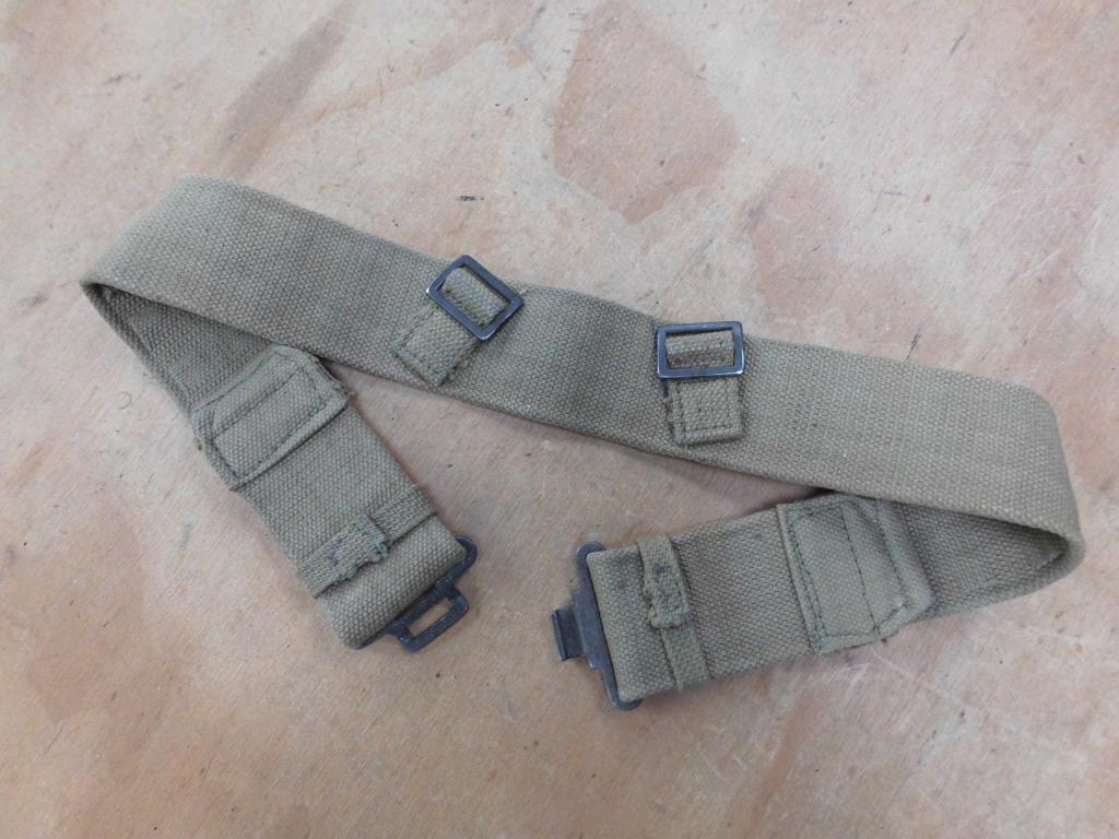 Britse P37 Webbing Belt Koppelriem 1943 Gedateerd Engeland, Ophalen of Verzenden, Engeland