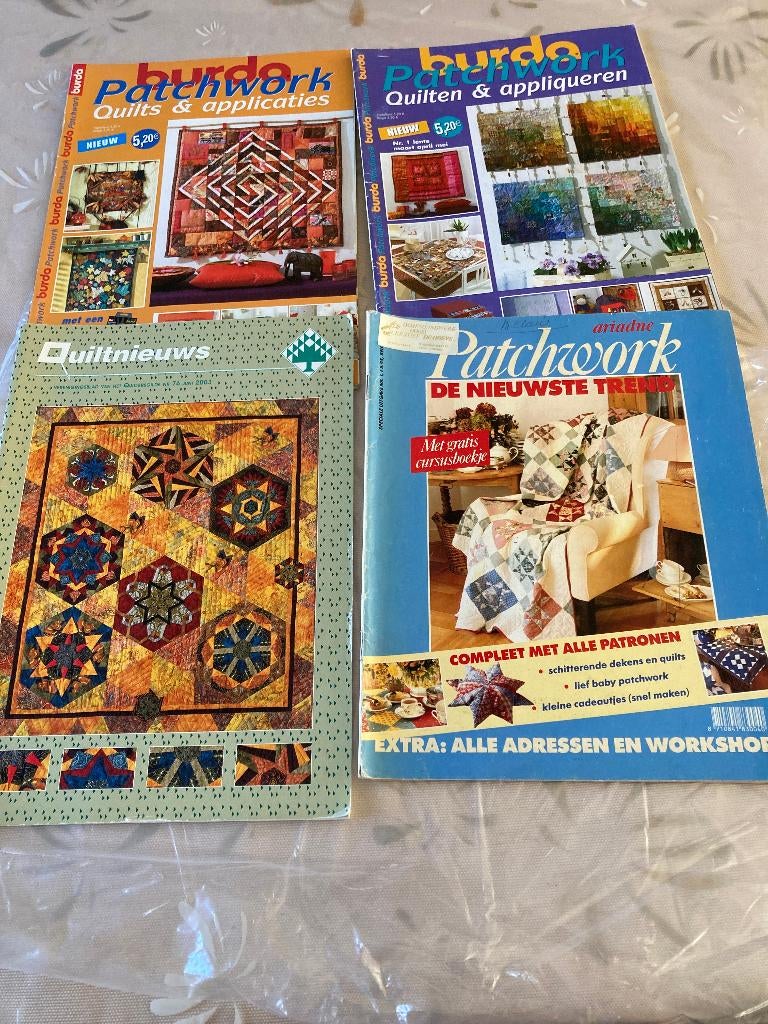 boeken patchwork quilt., Verzenden, Zo goed als nieuw, Handborduren, Patroon