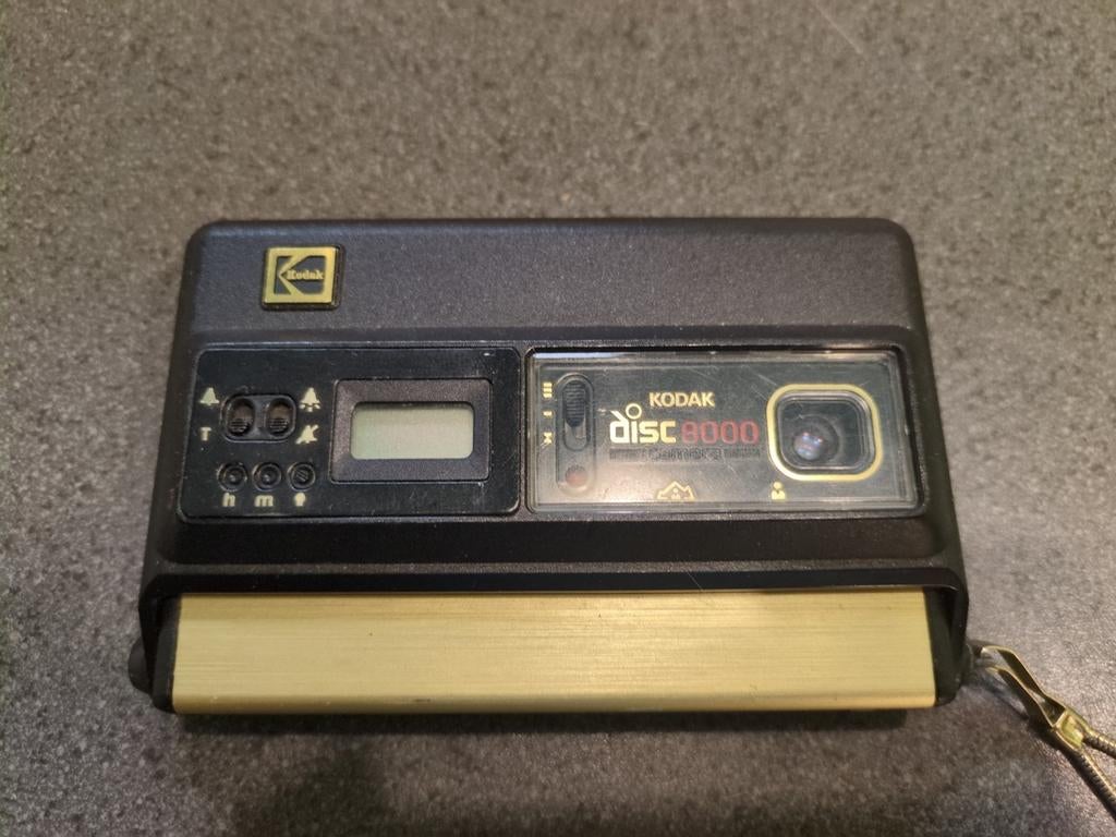 Vintage Kodak Disc 8000 Camera - Zeldzaam Verzamelaarsobject, Audio, Tv en Foto, Fotocamera's Analoog, Ophalen of Verzenden, Gebruikt