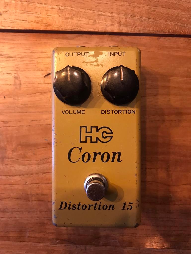 Coron Distortion 15 vintage distortion/ fuzz, Ophalen of Verzenden, Gebruikt, Distortion, Overdrive of Fuzz