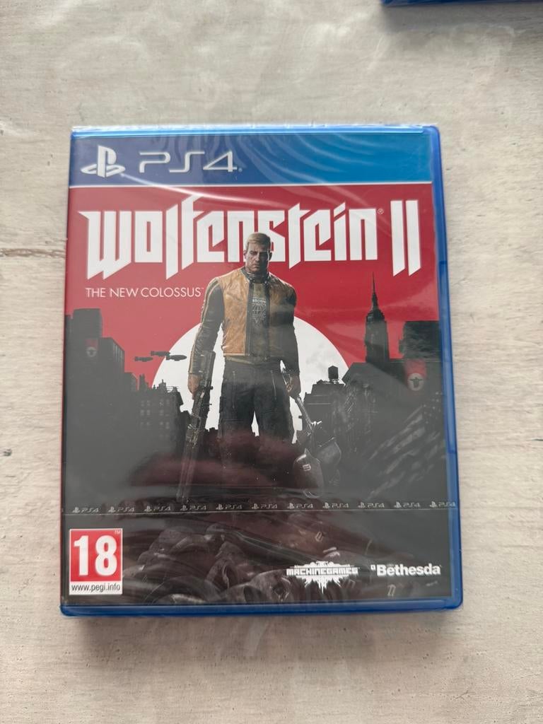 Wolfenstein 2 The New Colossus ps4 - sealed, Vanaf 18 jaar, Shooter, 1 speler, Nieuw