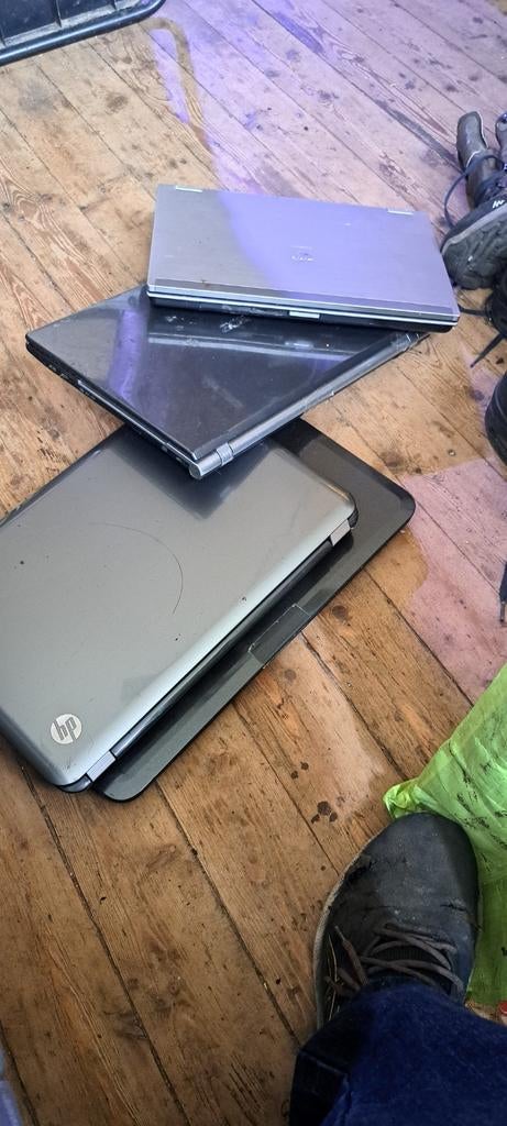 4 laptops 3x hp en 1 Acer oud restmateriaal 100€, Ophalen, 32 GB of minder, 4 GB of minder