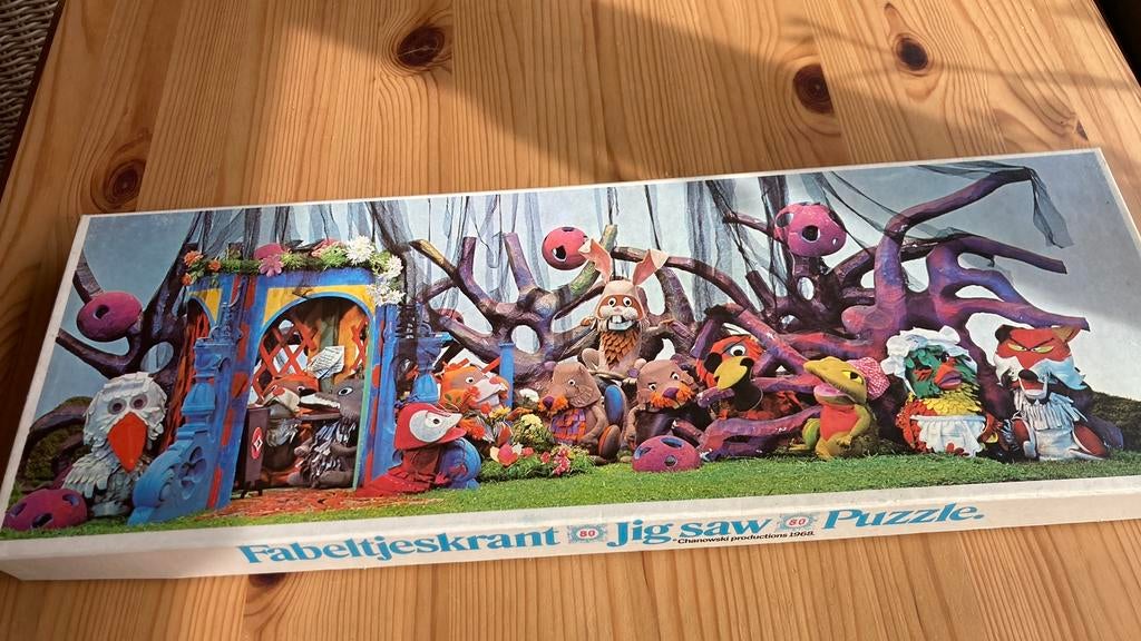 Vintage fabeltjeskrant puzzel uit 1968, Ophalen of Verzenden, Zo goed als nieuw