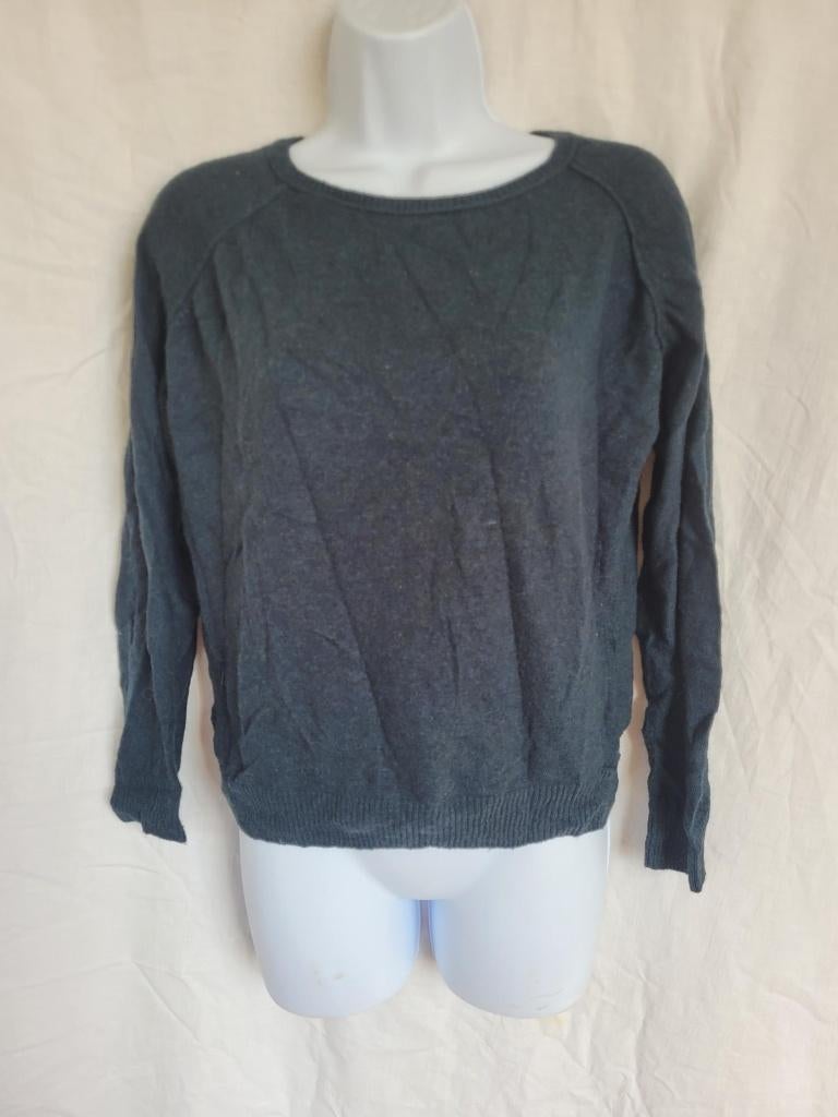 Stoere trui met kanten achterkant mt 34 merk Topshop, Blauw, ., Ophalen of Verzenden, Zo goed als nieuw