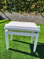 Witte pianokruk, verstelbaar, Ophalen of Verzenden