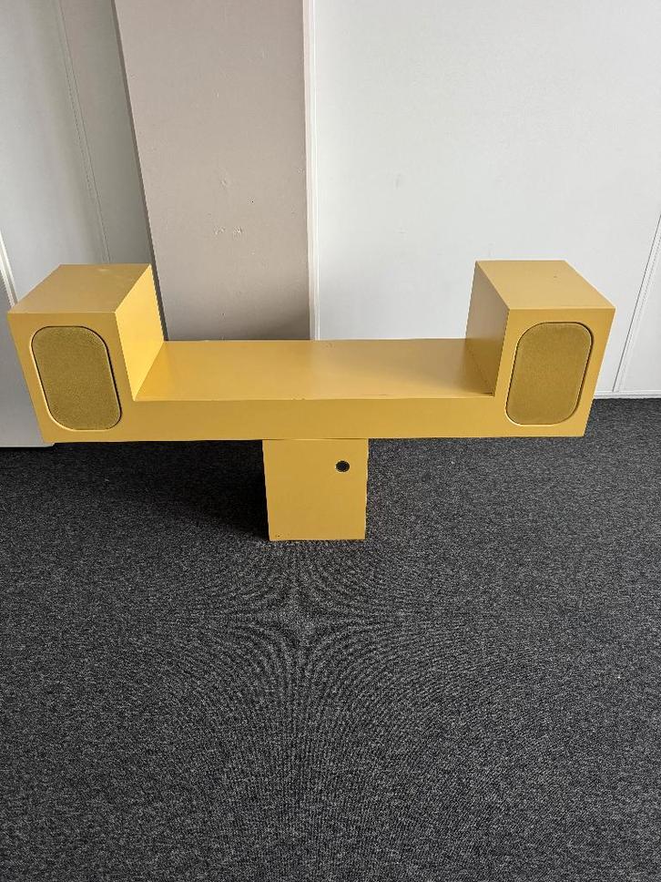 Leolux audiomeubel incl speakers en stereoset, Audio, Tv en Foto, Stereo-sets, Gebruikt, Cassettedeck, Cd-speler, Tuner of Radio