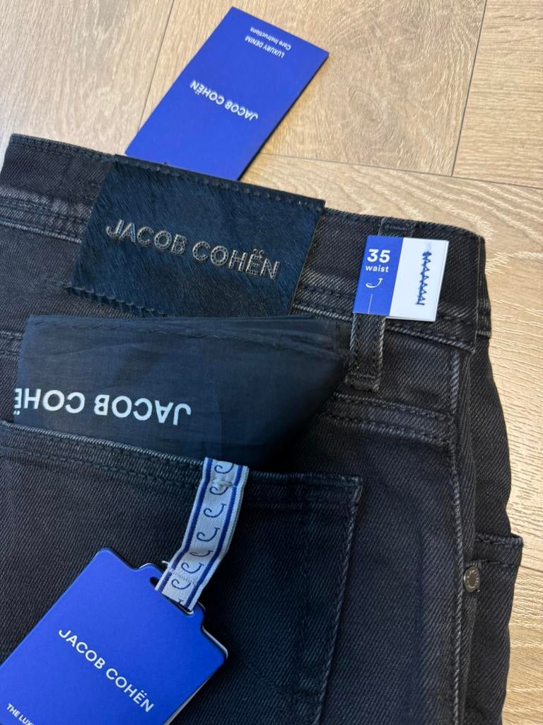 Jacob Cohen 35 NICK fit zwart NIEUW, Verzenden, Nieuw, Zwart, W33 - W34 (confectie 48/50)