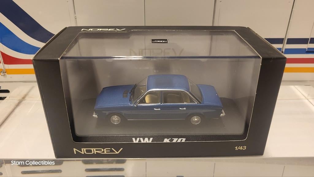 Norev Volkswagen K70 Blue, Auto, Norev, Ophalen of Verzenden, Zo goed als nieuw