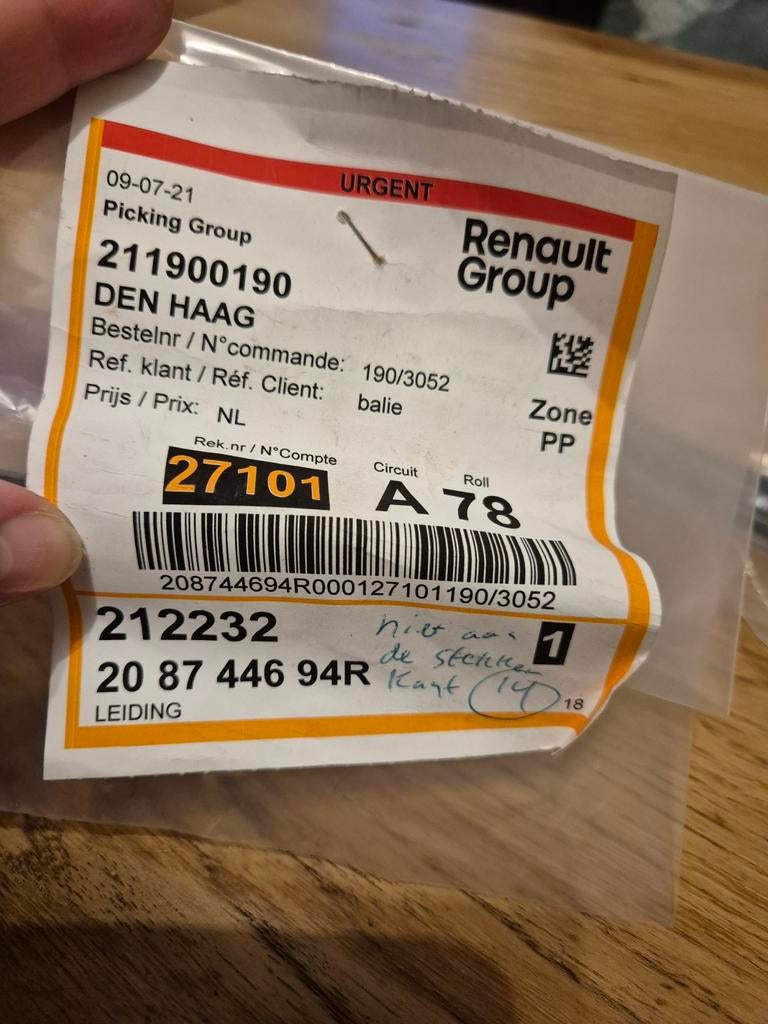 DPF druksensor slang voor roetfilter Renault, Ophalen of Verzenden