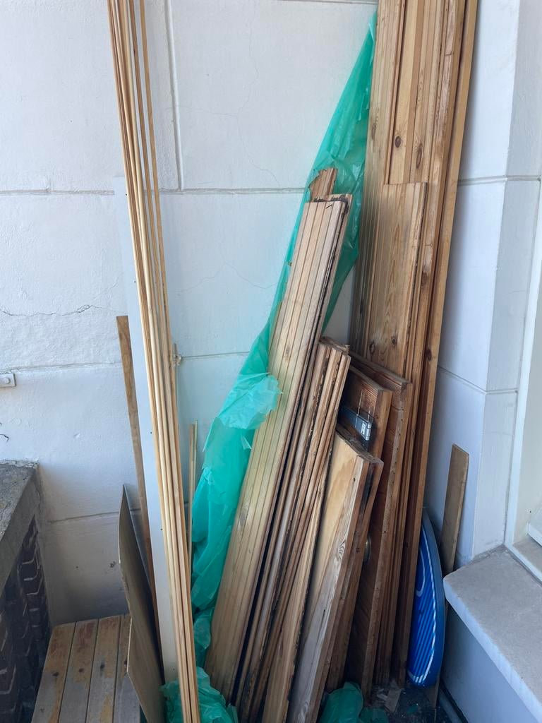 Hout, Doe-het-zelf en Verbouw, Hout en Planken, Ophalen, Minder dan 25 mm, Plank, Minder dan 200 cm