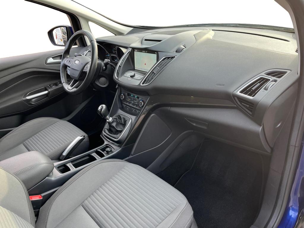Ford C-Max 1.0 Titanium | Dealer onderhouden | Navigatie | A, 12 maanden, Gebruikt, Euro 6, Blauw