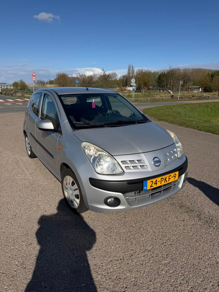 Nissan Pixo 1.0 50KW 5D 2011 Grijs, Voorwielaandrijving, 200 kg, 4 stoelen, Origineel Nederlands