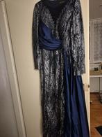 Elegante Feestjurk - Donkerblauw met Pailletten (Maat 48), Kleding | Dames, Carnavalskleding en Feestkleding, Moda Point, Maat 42/44 (L)