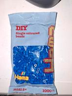 Hama strijkkralen blauw 1000 stuks nieuw, Kinderen en Baby's, Speelgoed | Educatief en Creatief, Ophalen of Verzenden, Nieuw