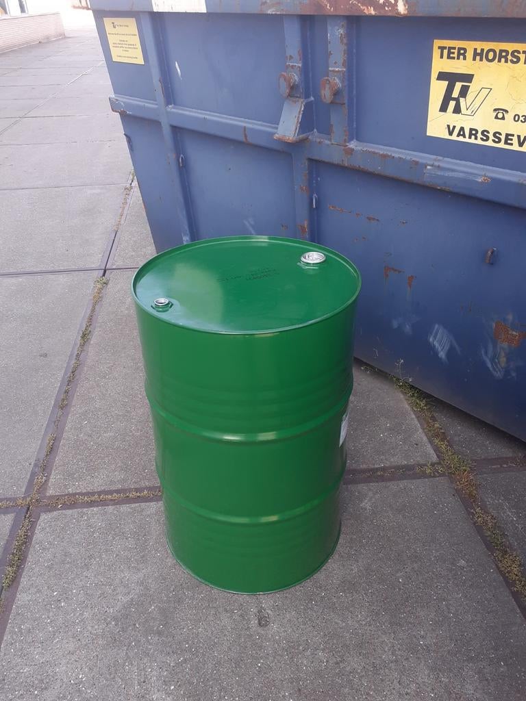 200 liter olie ton vat drum, Ophalen