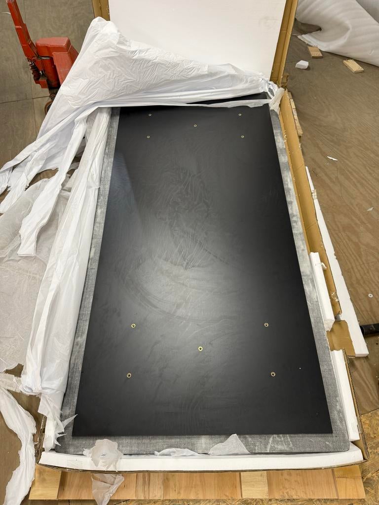 Keramiek tafelblad 180x90 met kleine beschadiging, Ophalen, Overige materialen, Nieuw, 50 tot 100 cm