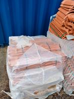 Nieuwe Dakpannen, Nokpan, Kantpan rood Monier, Ophalen, Steen of Klei, Nieuw, 15 m² of meer