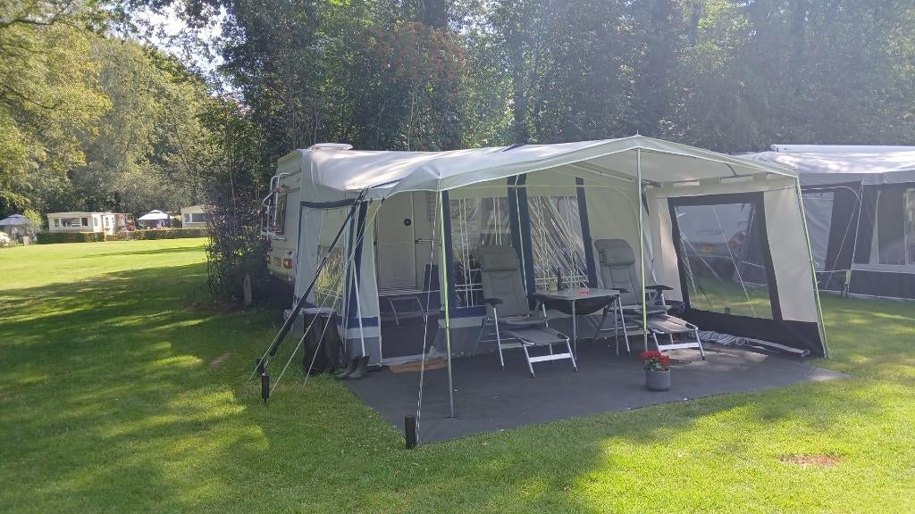 KIP Greyline 41 TTZ met Mover, Caravans en Kamperen, Caravans, Kip, 750 - 1000 kg, Particulier, 4 tot 5 meter