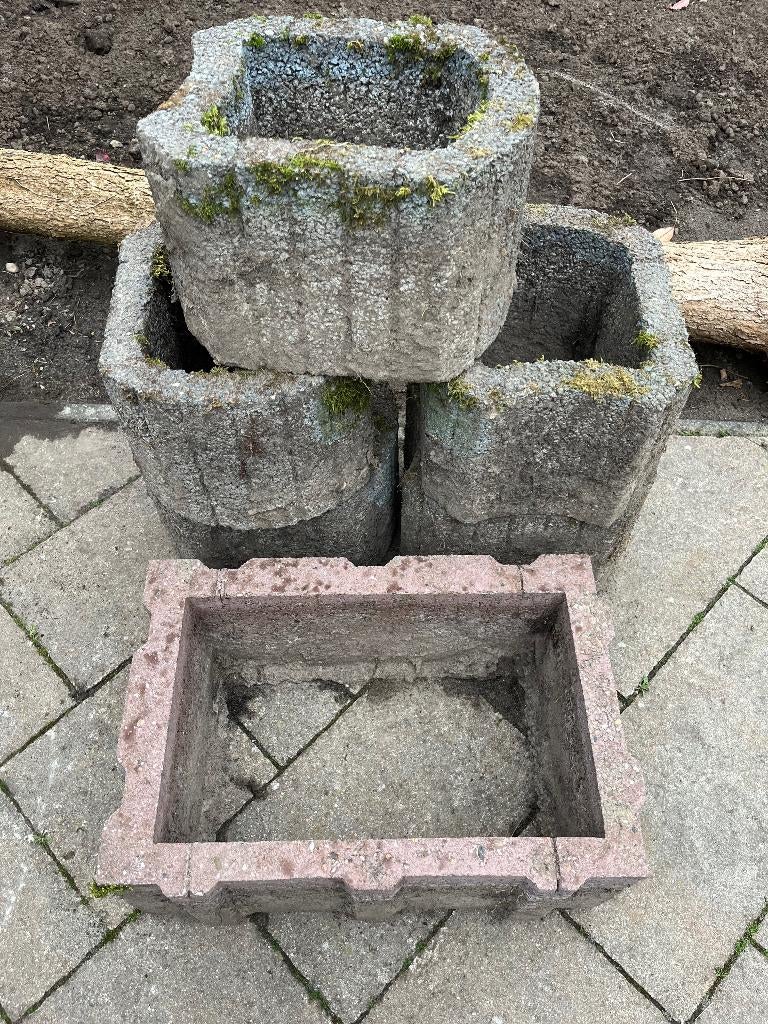 Tuinbakken ook als afscheiding te gebruiken, Ophalen, Steen, Gebruikt, Minder dan 30 cm