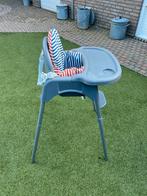 Grijse kinderstoel met verkleiner, Ophalen, Zo goed als nieuw, Meegroeistoel