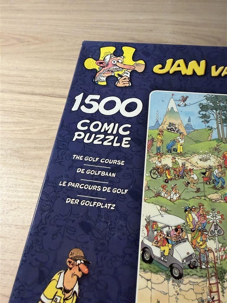 Jan van Haasteren - de golfbaan - 1500 stuks - s6660, Ophalen of Verzenden, 500 t/m 1500 stukjes, Zo goed als nieuw