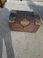 Deken ? Kist met beslag uniek!!, Huis en Inrichting, Woonaccessoires | Kisten, Ophalen, Minder dan 50 cm, Gebruikt, 50 tot 100 cm