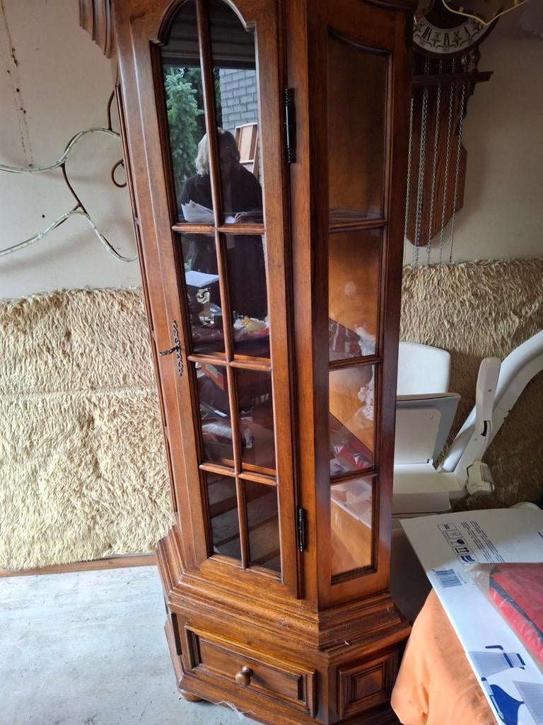 Vitrinekast Hoekkast, Huis en Inrichting, Kasten | Vitrinekasten, Ophalen, 25 tot 50 cm, 50 tot 100 cm, 150 tot 200 cm