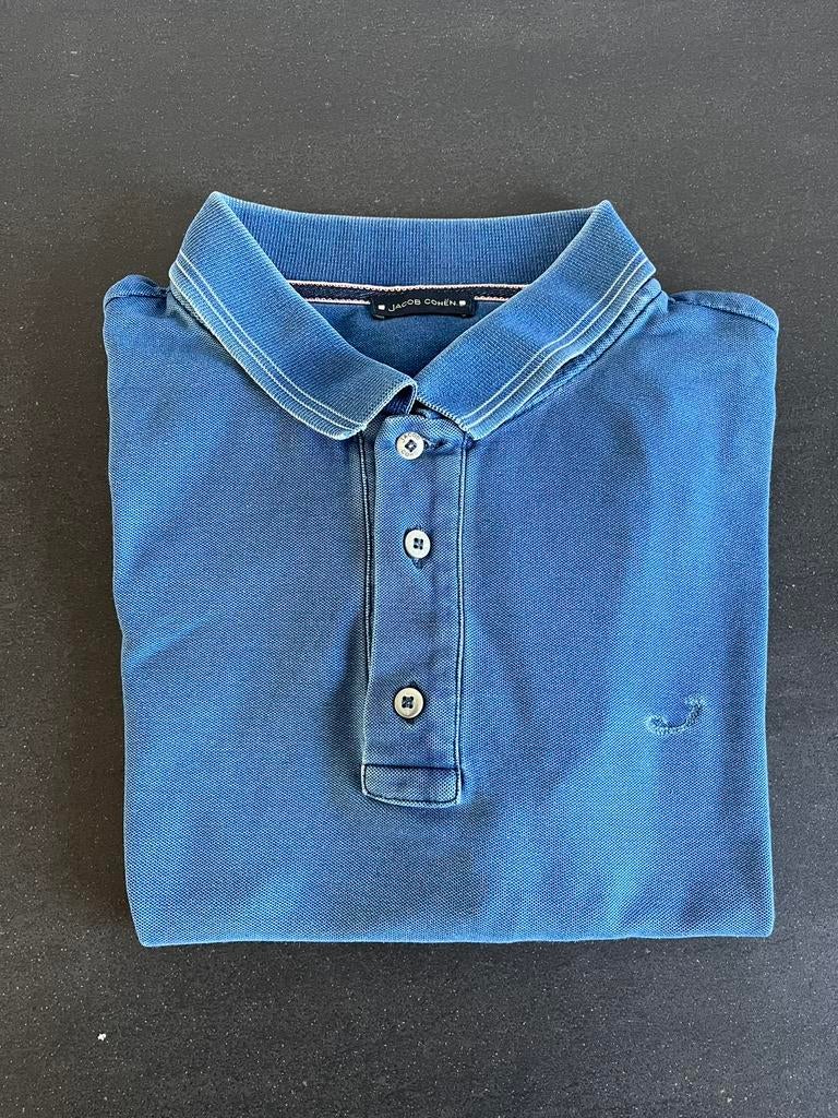 Jacob Cohen polo maat L, Kleding | Heren, Polo's, Maat 52/54 (L), Blauw, Jacob Cohen, Ophalen of Verzenden