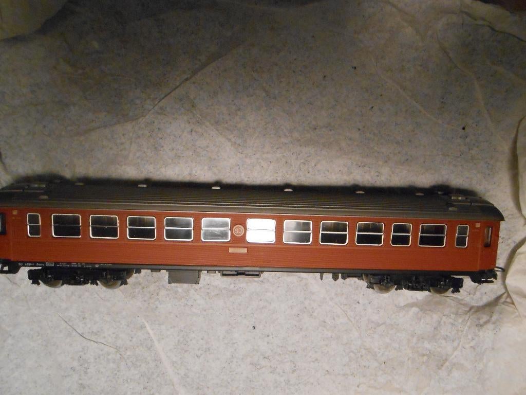 Märklin 4072 personen wagon SJ Zweden, bruin, Hobby en Vrije tijd, Modeltreinen | H0, Wisselstroom, Wagon, Ophalen of Verzenden