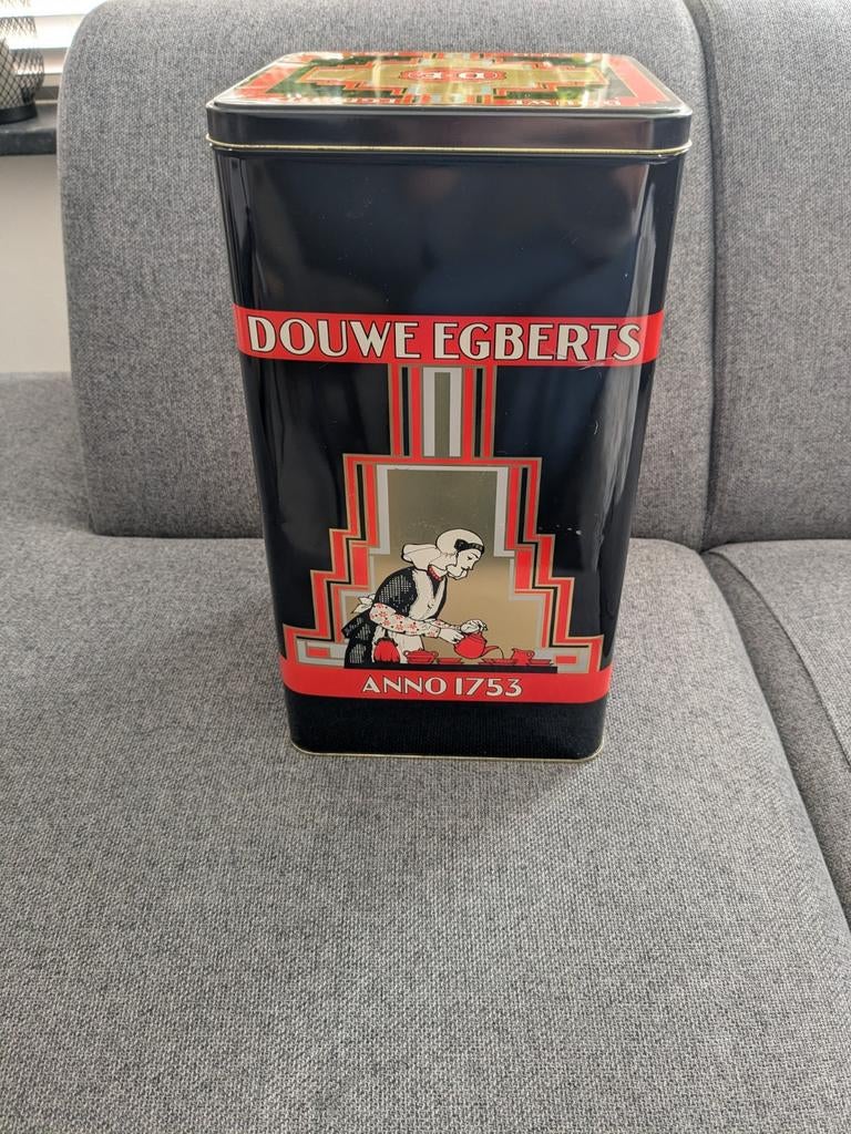 Grote trommel van Douwe Egberts, Ophalen, Gebruikt, Koffie, Douwe Egberts