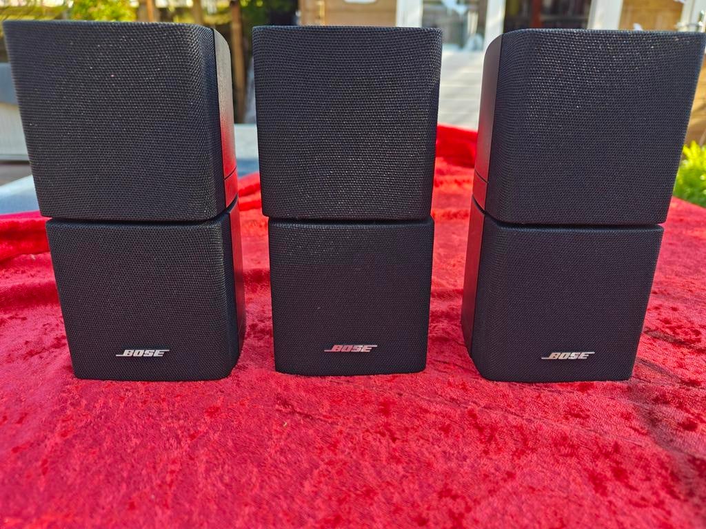 Bose Dual luidsprekers 3x zwart, Ophalen of Verzenden, 70 watt of meer, Overige merken, Overige spelers