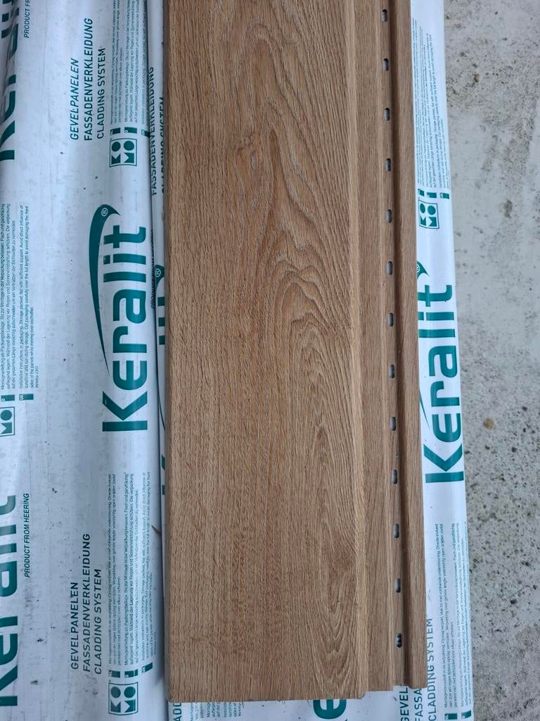 Keralit sponning deel natuureiken, Minder dan 25 mm, Nieuw, Ophalen of Verzenden, Plank