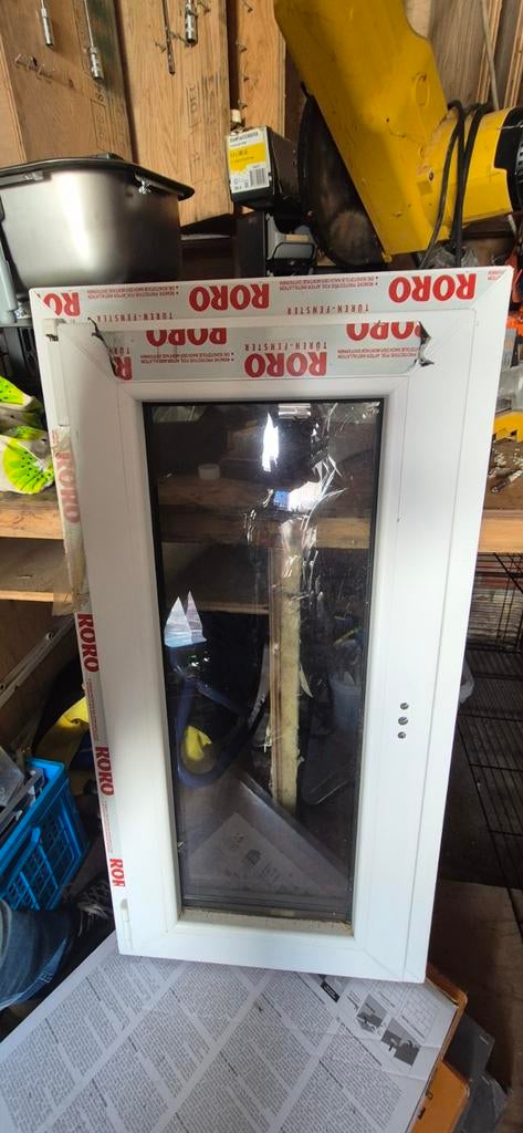 Kunststof Draai Kiep Raam 100x50cm incl. Beslag, Ophalen, Gevelraam of Ruit, Minder dan 80 cm, 80 tot 120 cm