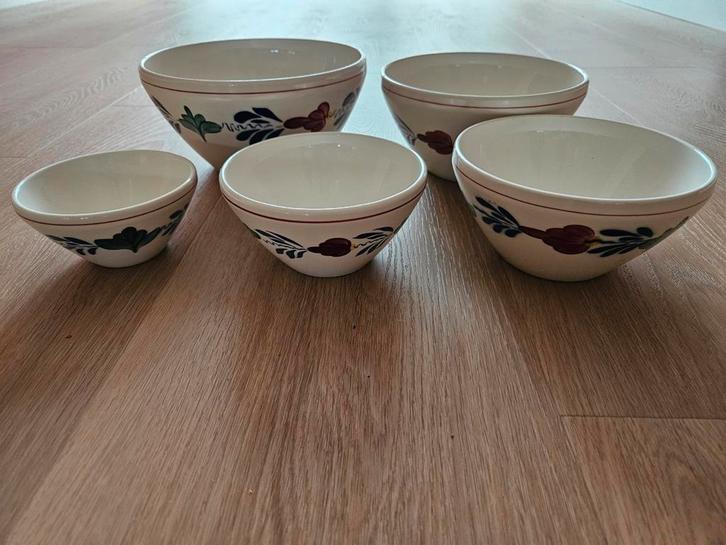 Boerenbont servies Royal Boch België, Huis en Inrichting, Keuken | Servies, Gebruikt, Boerenbont, Ophalen of Verzenden