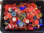 500 plastic speldjes verkeersborden, Ophalen of Verzenden, Gebruikt, Overige onderwerpen