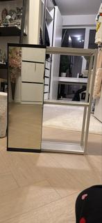 IKEA ENHET spiegelkast wit/zwart - In goede staat, Huis en Inrichting, Ophalen, Minder dan 50 cm, Zo goed als nieuw, Minder dan 100 cm