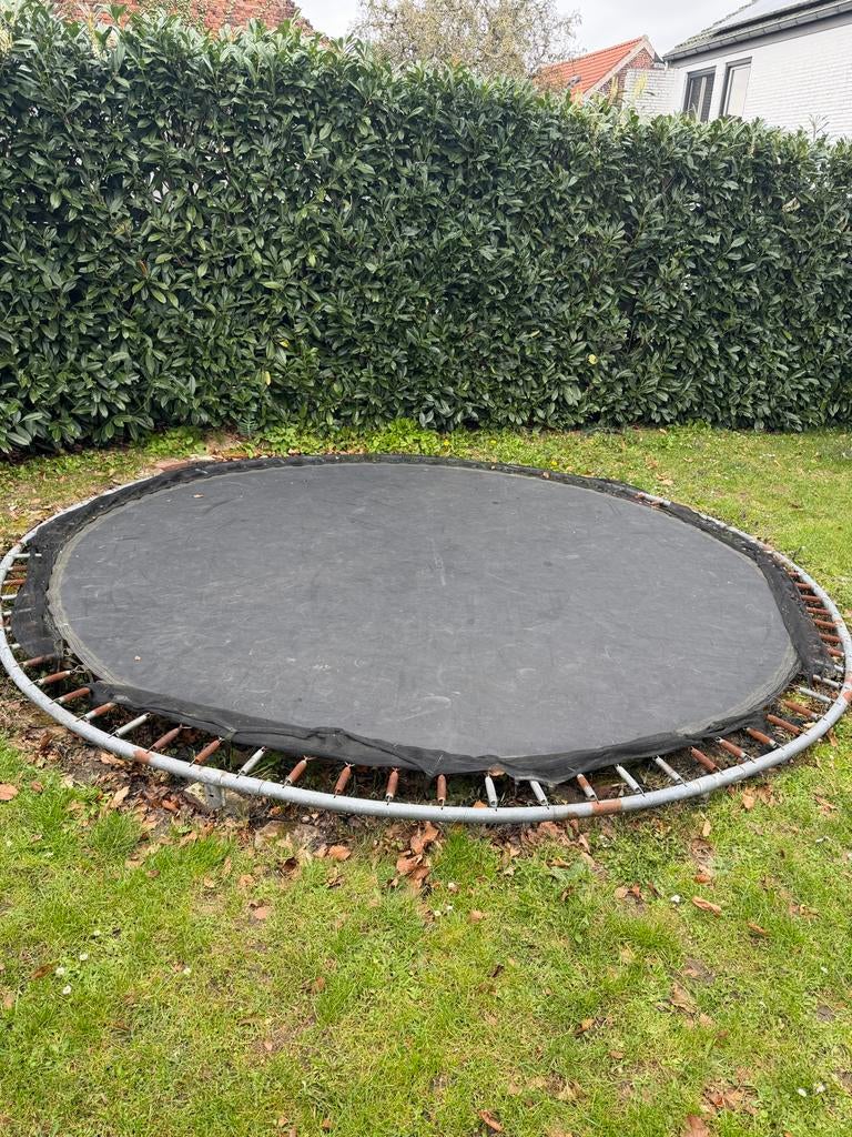 Trampoline 3.9m gratis af te halen, Ophalen, Gebruikt