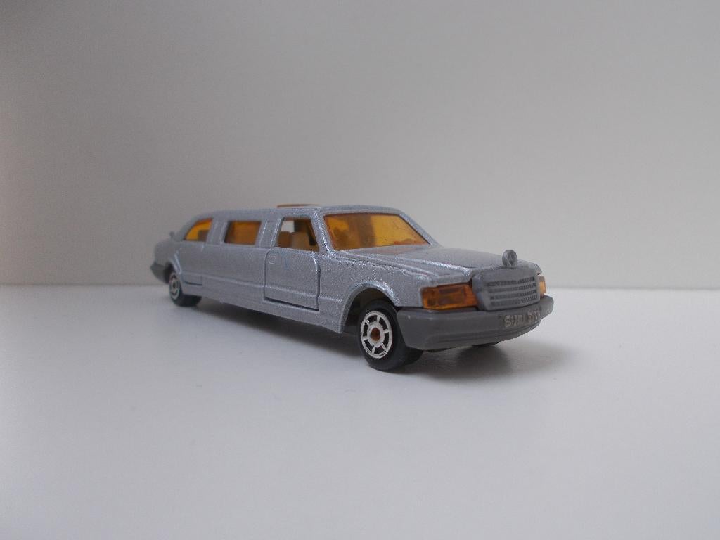 6054 Mercedes-Benz Limousine Majorette No 326, Ophalen of Verzenden, Gebruikt, Auto