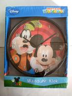 Mickey Mouse Clubhuis WandKlok Goofy Disney Klok, Ophalen of Verzenden, Mickey Mouse, Zo goed als nieuw, Beeldje of Figuurtje