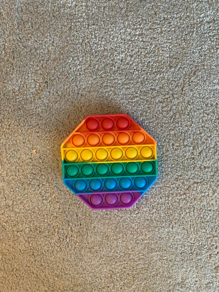 Pop it - Regenboog, Kinderen en Baby's, Speelgoed | Overig, Ophalen of Verzenden, Zo goed als nieuw, Jongen of Meisje