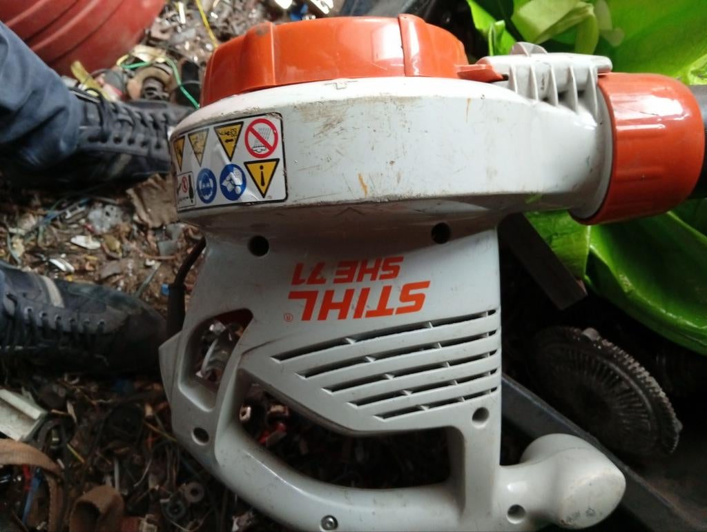 STIHL SHE 71 Bladblazer, Tuin en Terras, Bladblazers, Stihl, Gebruikt, Handgedragen, Ophalen of Verzenden