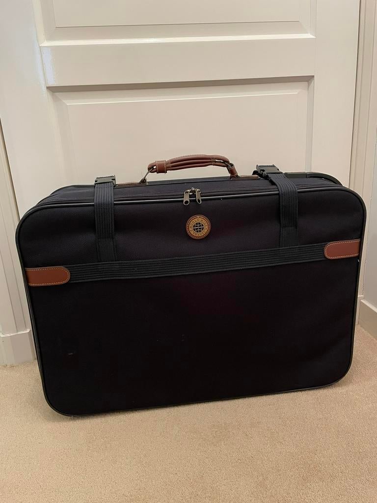 Reiskoffer worldwide travel zgan, Wieltjes, Overige materialen, 45 tot 55 cm, Ophalen of Verzenden