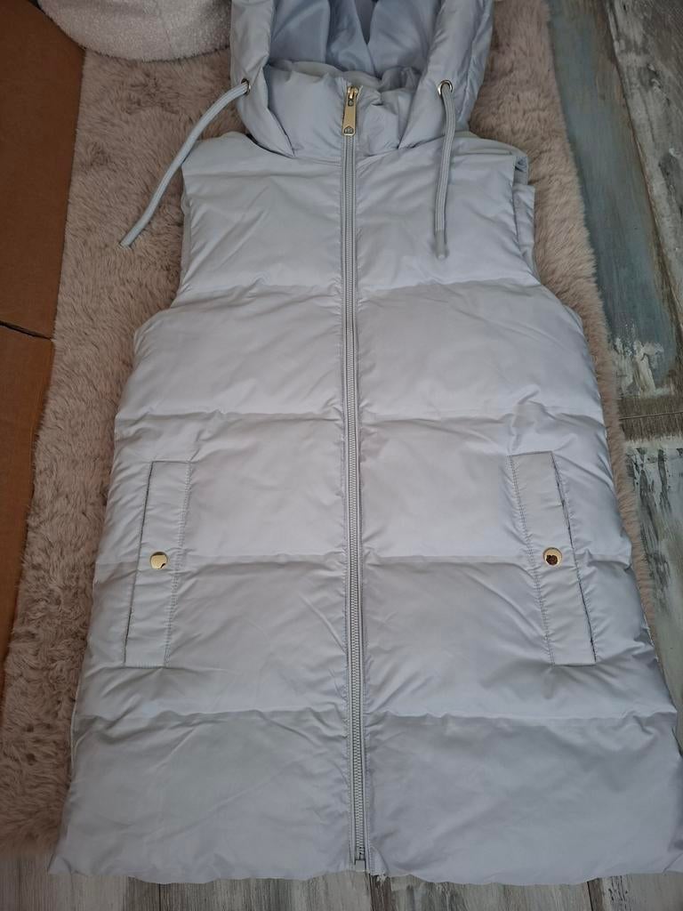 Lichtblauwe gewatteerde bodywarmer Primark XS, Kleding | Dames, Bodywarmers, Ophalen of Verzenden, Zo goed als nieuw, Maat 34 (XS) of kleiner