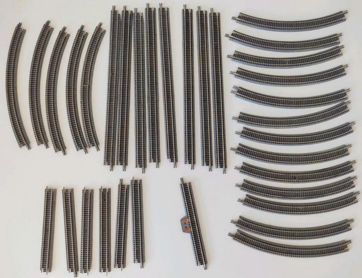 Micro-Trains z diverse rails (kan samen met Rocuhan rails), Hobby en Vrije tijd, Modeltreinen | Overige schalen, Gebruikt, Rails