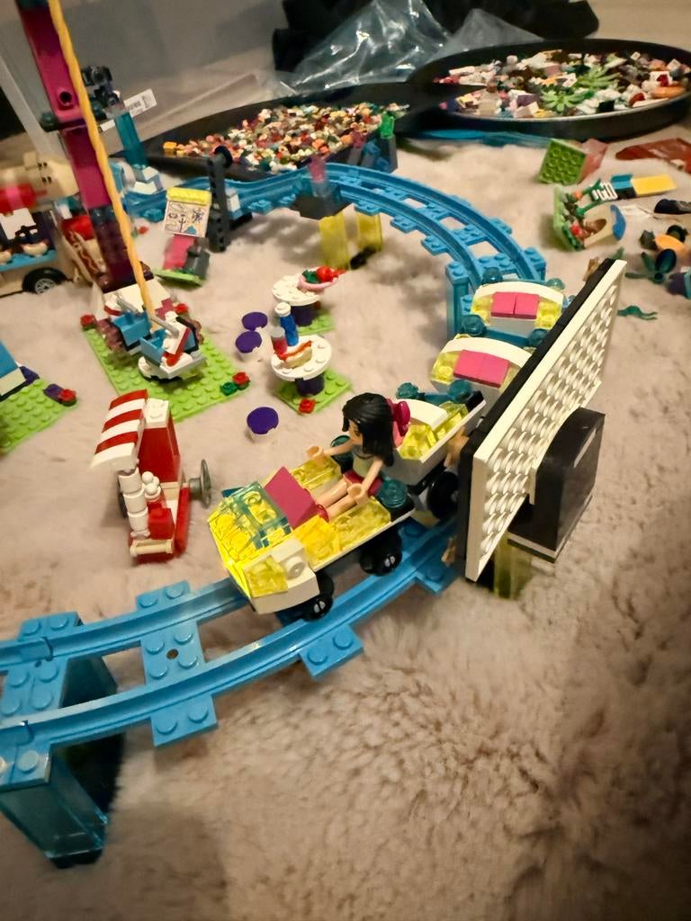 Lego Friends Pretpark 411130, Ophalen of Verzenden, Gebruikt, Complete set, Lego