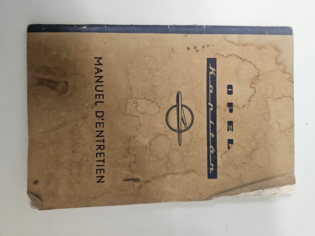 Franstalige Opel Kapitein handleiding (vintage), Ophalen of Verzenden