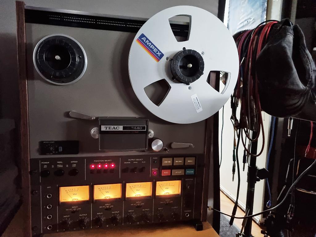 TEAC A-3440 taperecorder, Ophalen, Bandrecorder