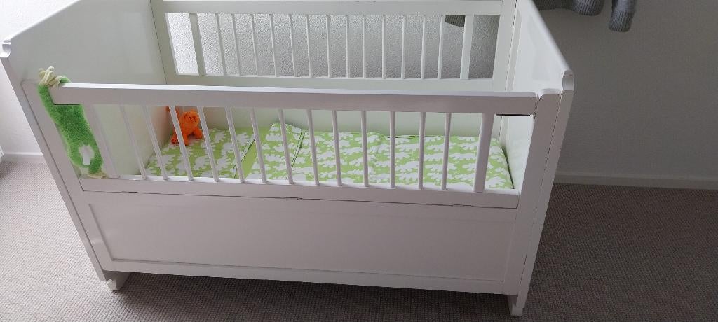 Grenen kinderledikant, Kinderen en Baby's, Babywiegjes en Ledikanten, Ophalen, Gebruikt, Ledikant