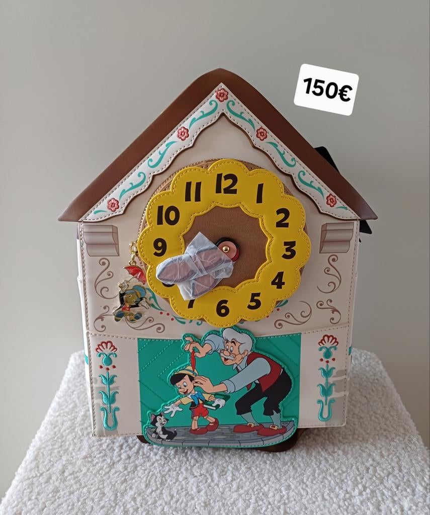 Nieuwe Pinocchio Loungefly Rugtas Limited Edition 2023, Disney of Dora, Nieuw, Ophalen of Verzenden, Minder dan 25 cm