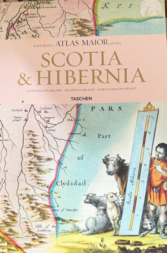 Jaon Blaeu Atlas Maior of 1665 Scotia & Hibernia  Deel 1 & 2, Ophalen of Verzenden, Zo goed als nieuw, 1800 tot 2000, Landkaart